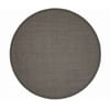 Floorpassion Premium 24 - Rond sisal vloerkleed met fijn geweven structuur in donkergrijs Floorpassion Premium 24 - Rond sisal vloerkleed met fijn geweven structuur in donkergrijs