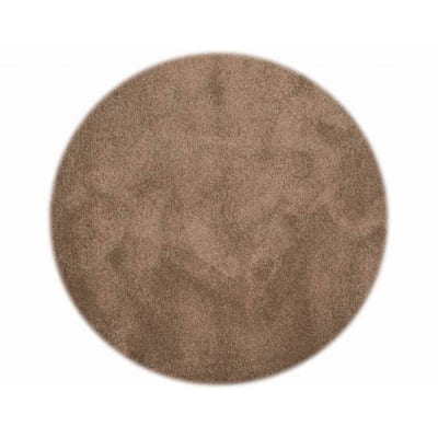 Floorpassion Liv 15 - Rond hoogpolig vloerkleed