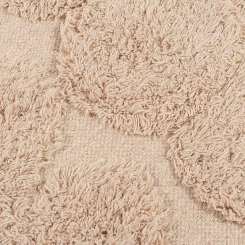 Huxley Century 13 - Wollen Carved vloerkleed in beige kleursamenstelling