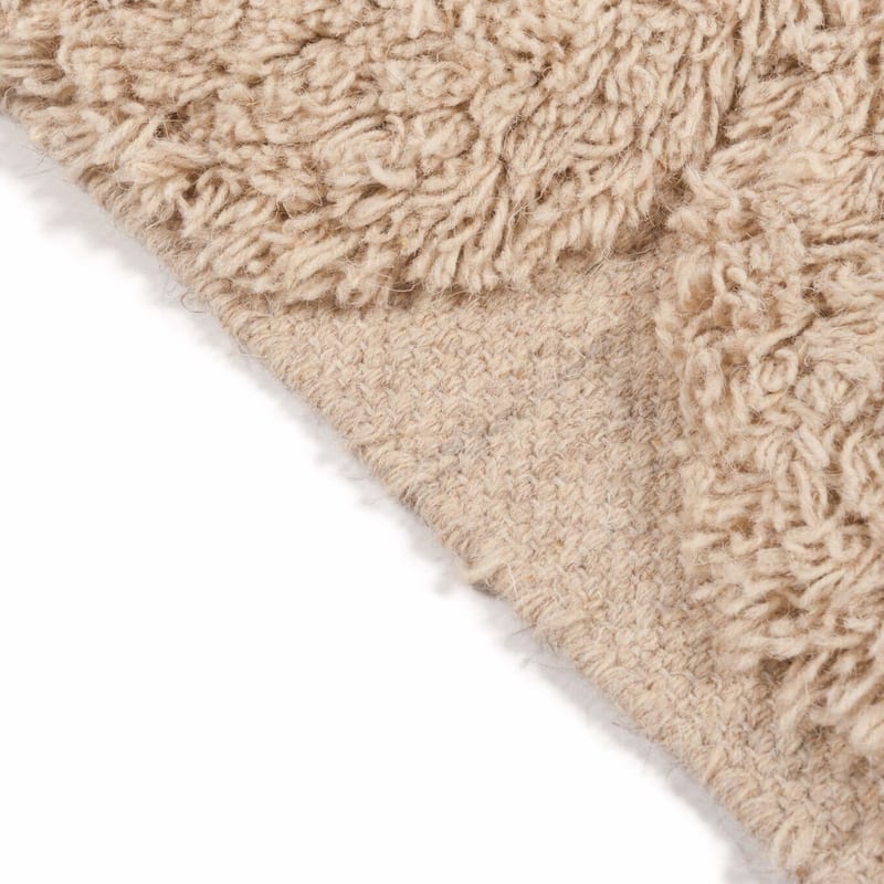 Huxley Century 13 - Wollen Carved vloerkleed in beige kleursamenstelling