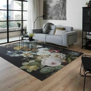 Bloemen vloerkleed