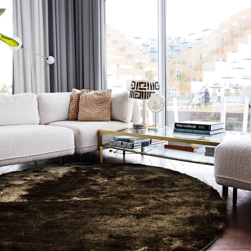 Mart Visser vloerkleed Vernon 53 Rond - Olive Warmth