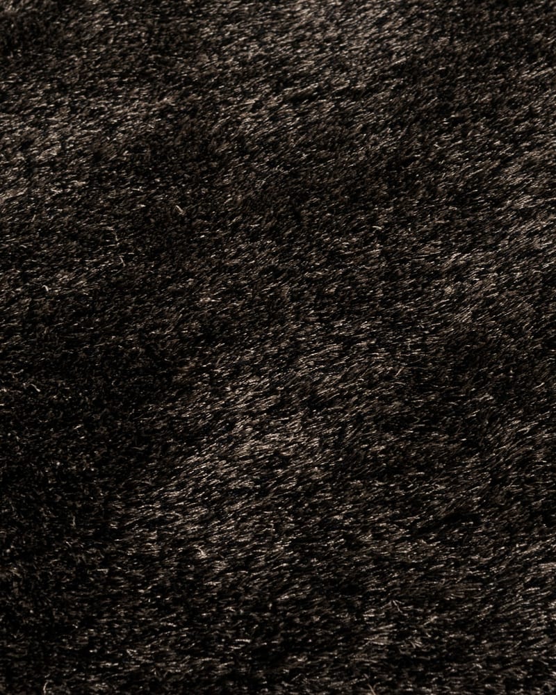 Floorpassion Reef 26 - Hoogpolig Rond vloerkleed in Black Grey