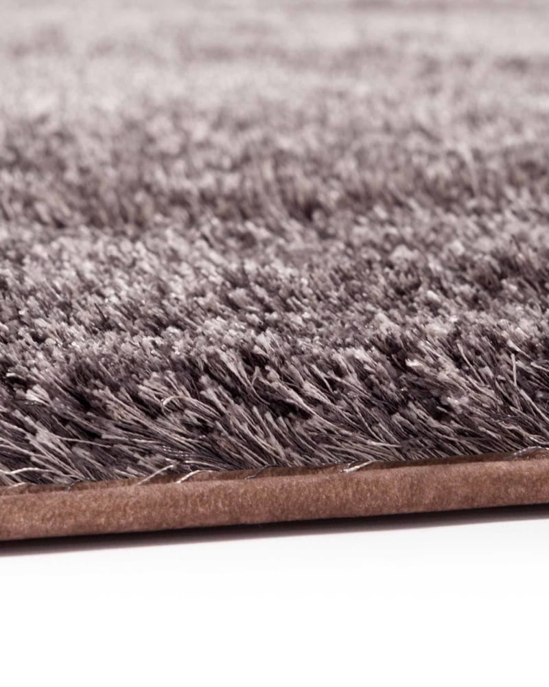 Floorpassion Reef 15 - Hoogpolig Rond vloerkleed in Grey Brown