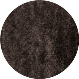 Floorpassion Reef 26 - Hoogpolig Rond vloerkleed in Black Grey