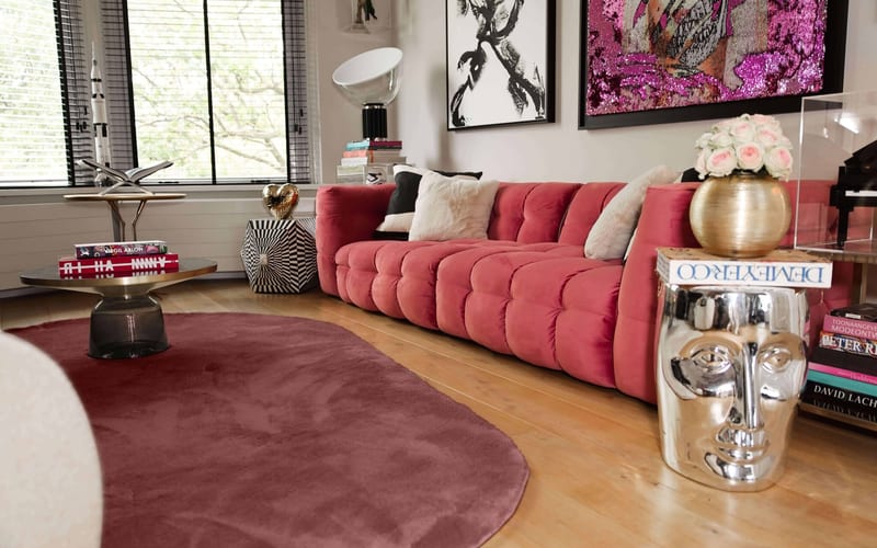 Mystic Drop 44 - Modern Druppelvormig hoogpolig vloerkleed