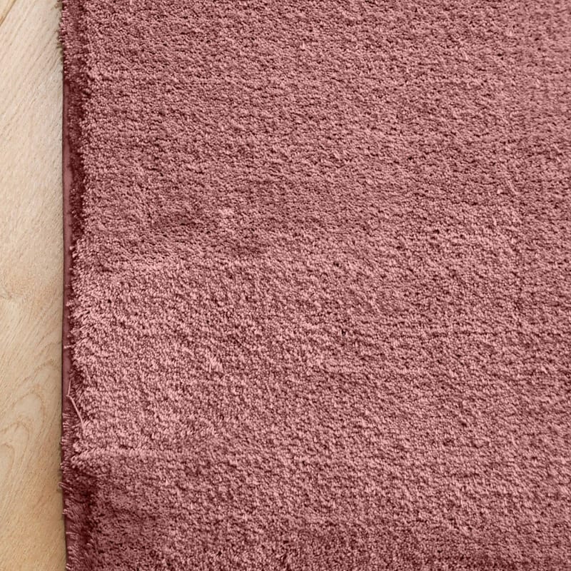 Mystic Drop 44 -  Modern Druppelvormig Hoogpolig vloerkleed in Rose Wood Pink