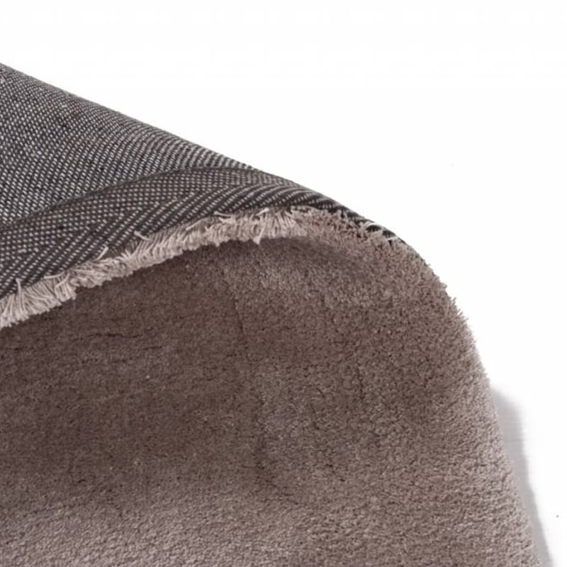 Mystic Drop 21 - Modern Druppelvormig Hoogpolig vloerkleed in Chalk Grey