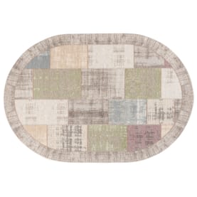 Floorpassion Enzo 92 - Ovaal Vintage vloerkleed Floorpassion Enzo 92 - Ovaal Vintage vloerkleed