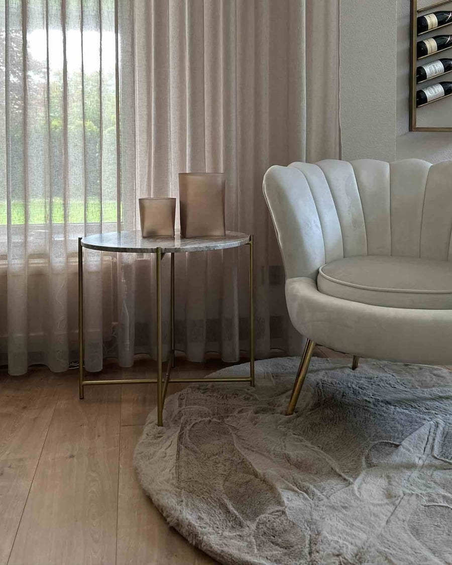 Fay Soft Beige 13 - Rond vloerkleed zacht