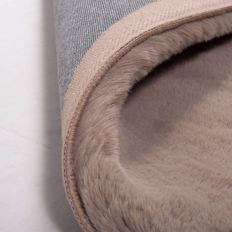 Hampton Mocca 14 - Premium zacht hoogpolig vloerkleed