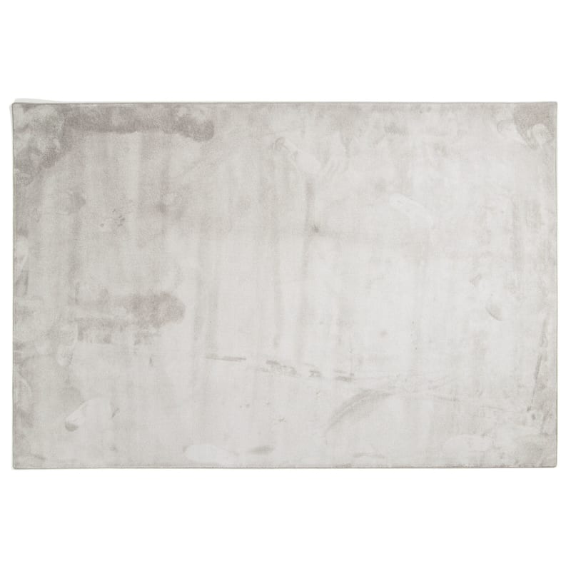 Frisco 21 - Zacht effen vloerkleed in chalk grey