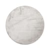 Floorpassion Frisco 21 - Rond effen vloerkleed in chalk grey Floorpassion Frisco 21 - Rond effen vloerkleed in chalk grey