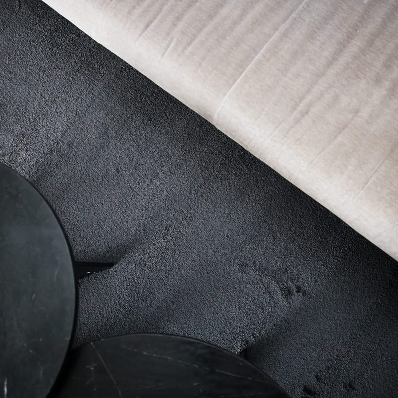 Frisco 25 - Zacht effen vloerkleed in carbon black