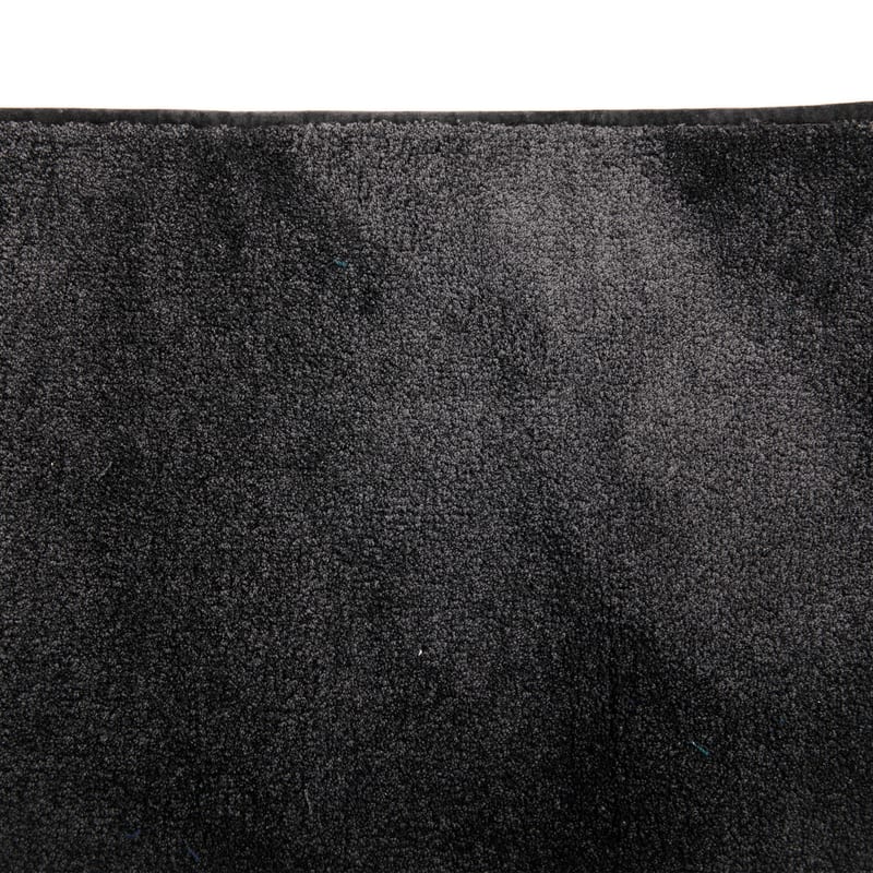 Frisco 25 - Zacht effen vloerkleed in carbon black