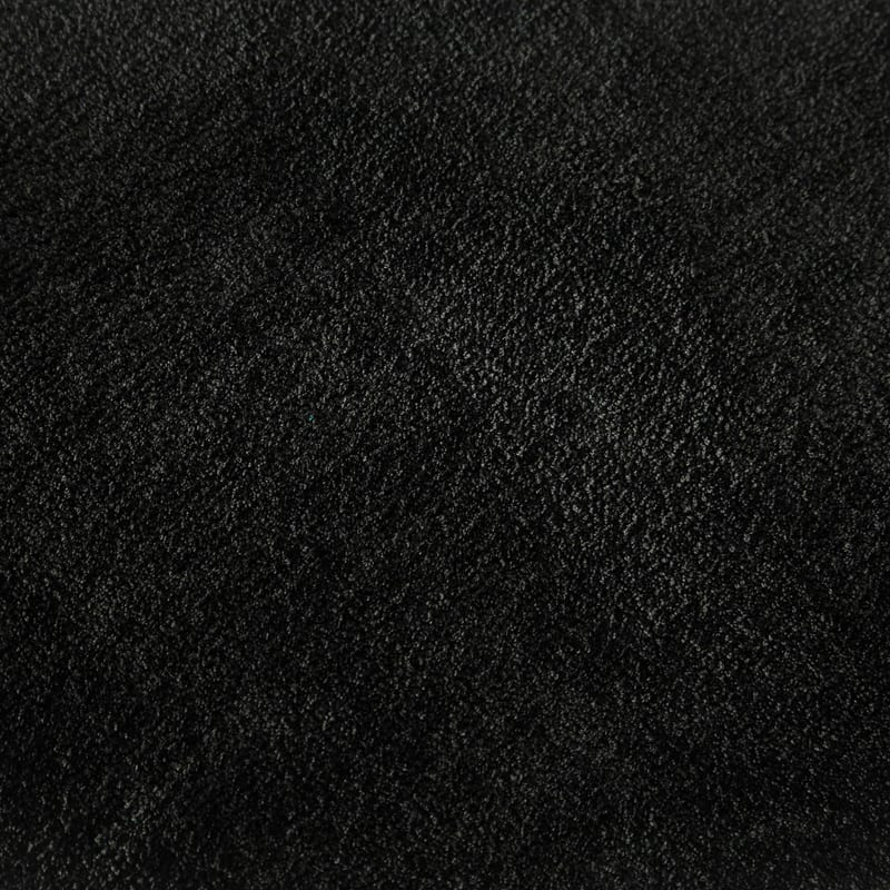 Frisco 25 - Rond effen vloerkleed in carbon black