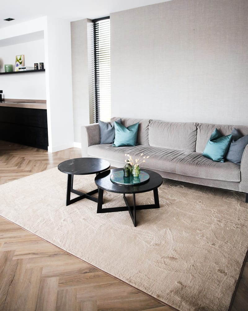 Floorpassion Frisco 12 - Zacht effen  vloerkleed   