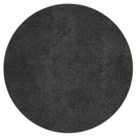 Tore 25 - Rond Zwart vloerkleed Tore 25 - Rond Zwart vloerkleed