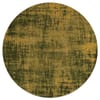 Floorpassion Réal 52 - Rond Vintage Vloerkleed Groen Floorpassion Réal 52 - Rond Vintage Vloerkleed Groen