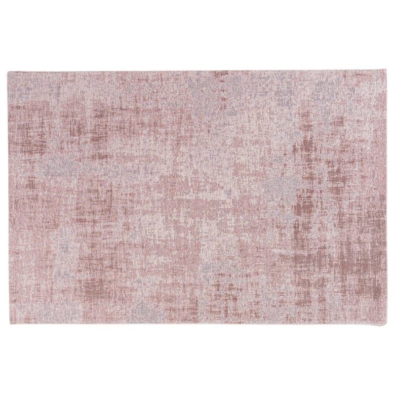 Réal 43- Zeer uniek vintage vloerkleed in Poeder Roze kleurstelling
