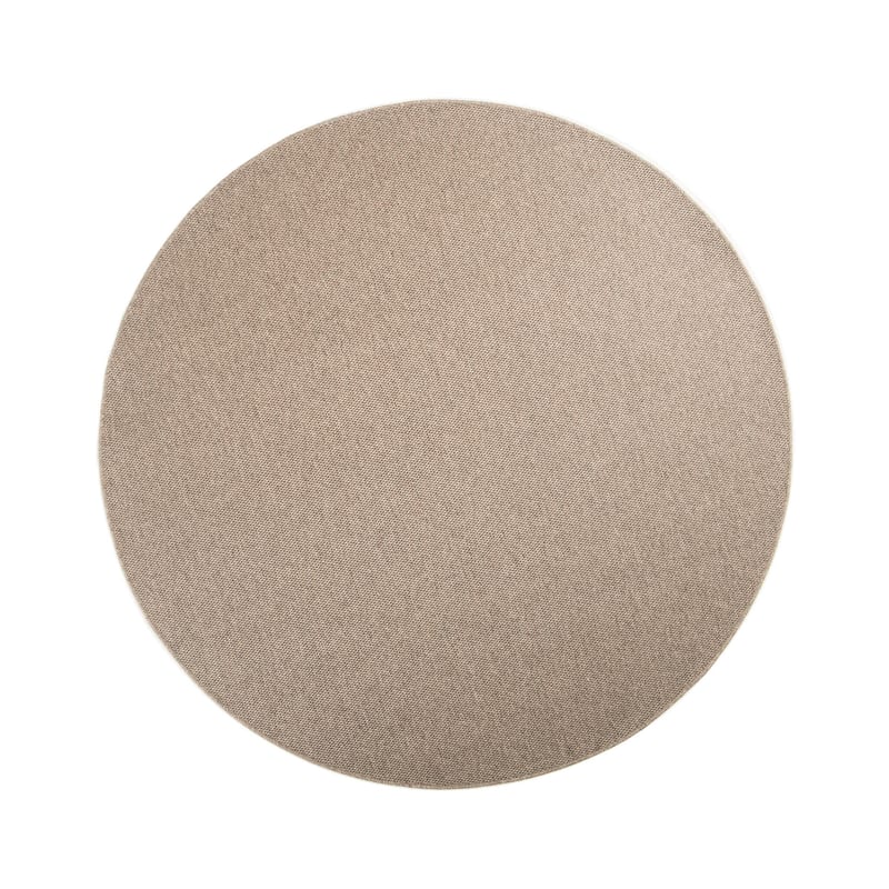 Firenze 12 - Rond laagpolig vloerkleed in beige kleurstelling