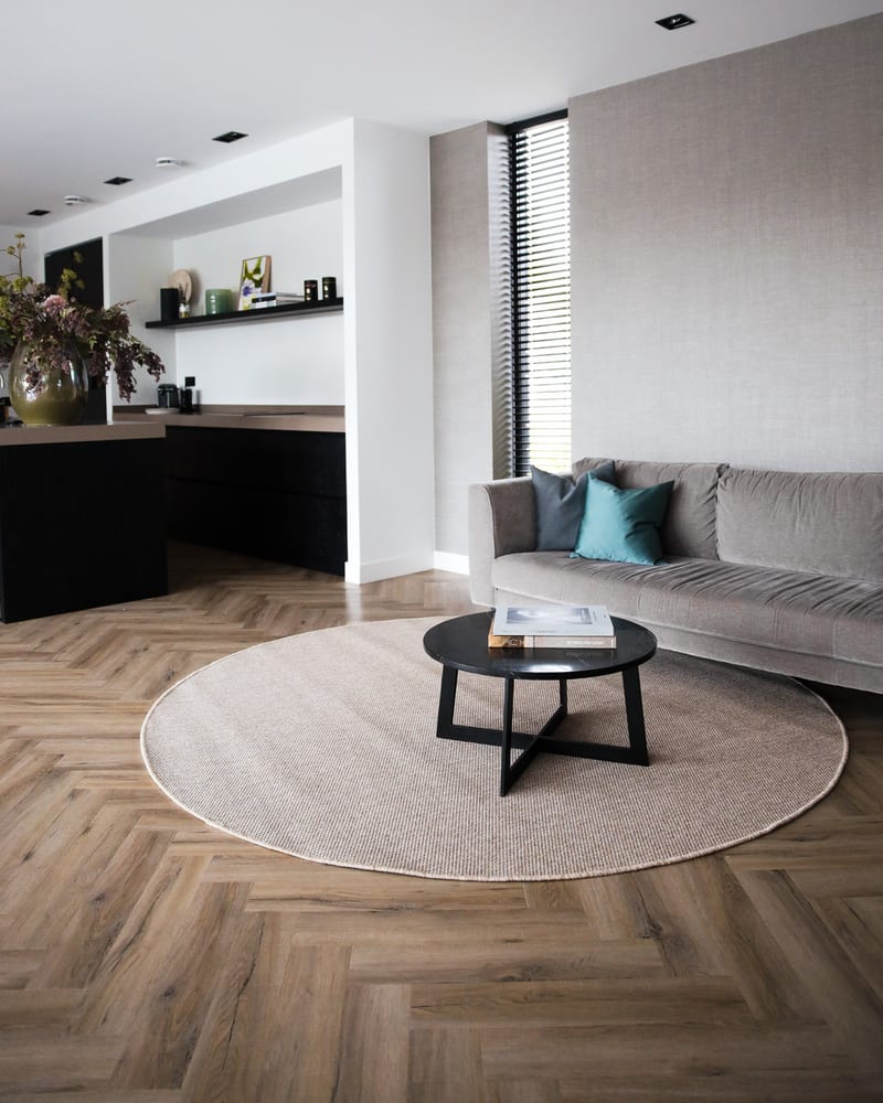 Floorpassion Firenze 12 - Rond laagpolig vloerkleed