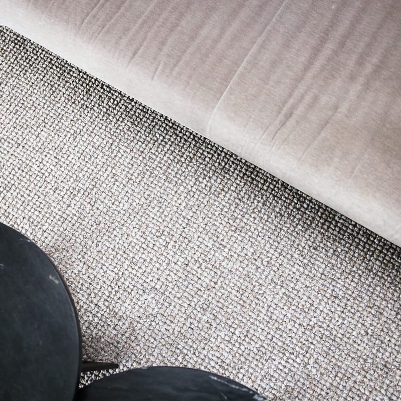 Natural Life 14 Bruine mix - Vloerkleed wollen look met noppenstructuur