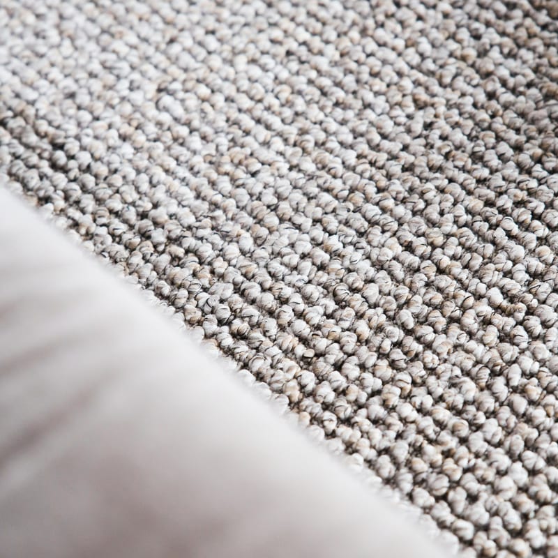 Natural Life 14 Bruine mix - Vloerkleed wollen look met noppenstructuur