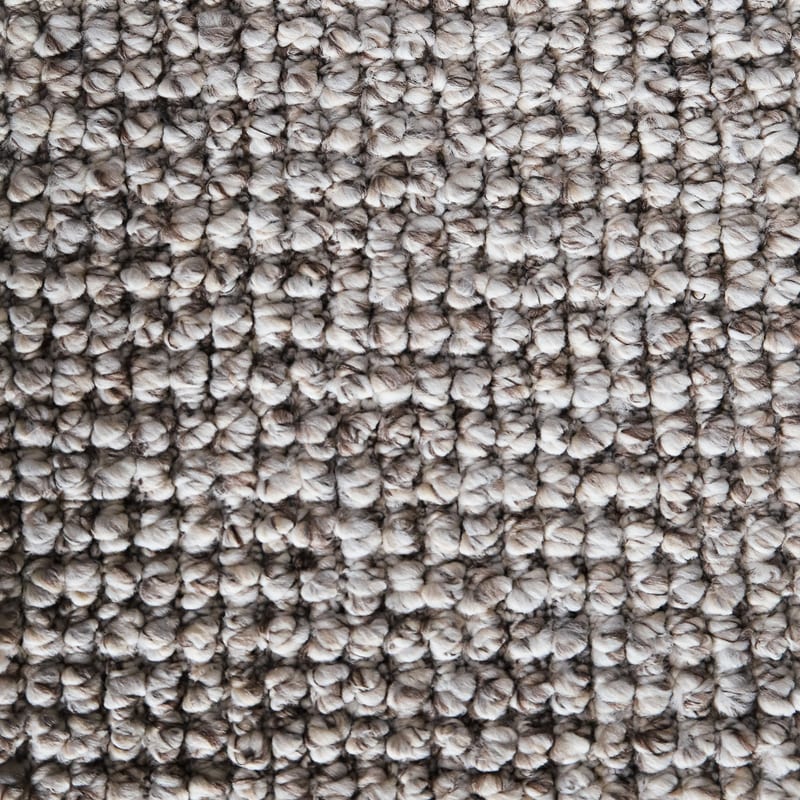 Natural Life 18 Wit/Bruin - Vloerkleed wollen look met noppenstructuur
