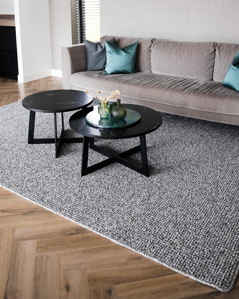 Floorpassion Natural Life 22 Grijze mix - Vloerkleed wollen look
