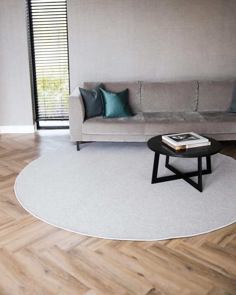 Floorpassion Firenze 20 - Rond laagpolig vloerkleed