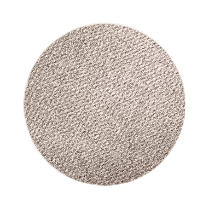 Natural Life 14 Bruine Mix - Rond vloerkleed wollen look met noppenstructuur