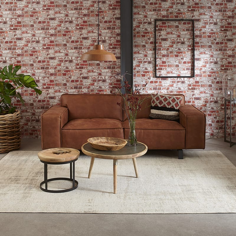Réal 15 - Vintage vloerkleed in Beige