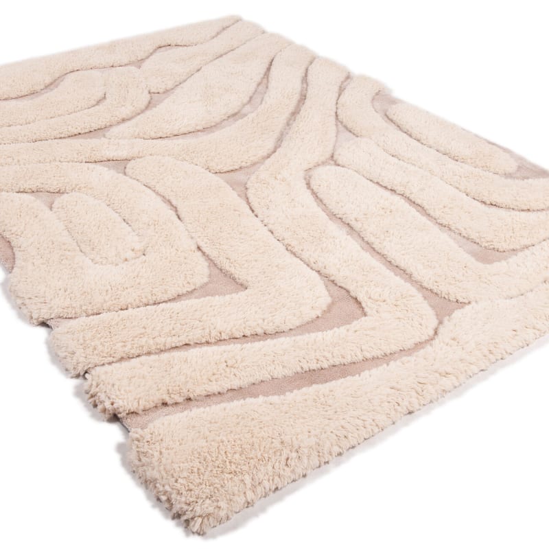 Brera 12 - Luxe carved vloerkleed in crème kleurstelling