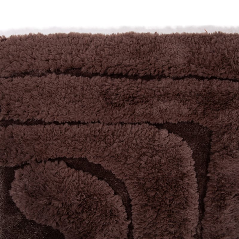 Brera 18 - Luxe carved vloerkleed in bruine kleurstelling