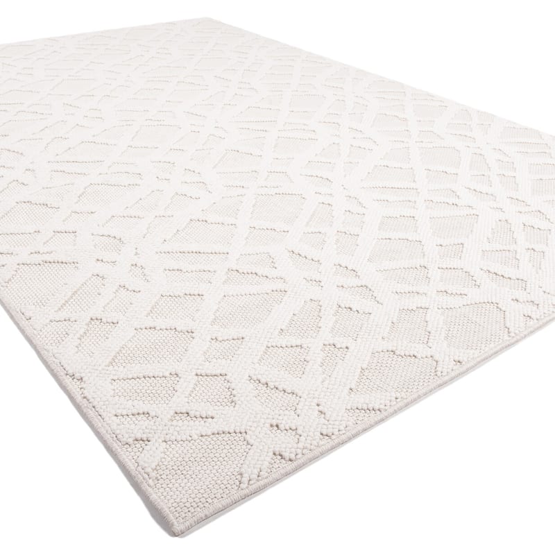 Prestige 10 - Laagpolig outdoor vloerkleed in witte kleurstelling