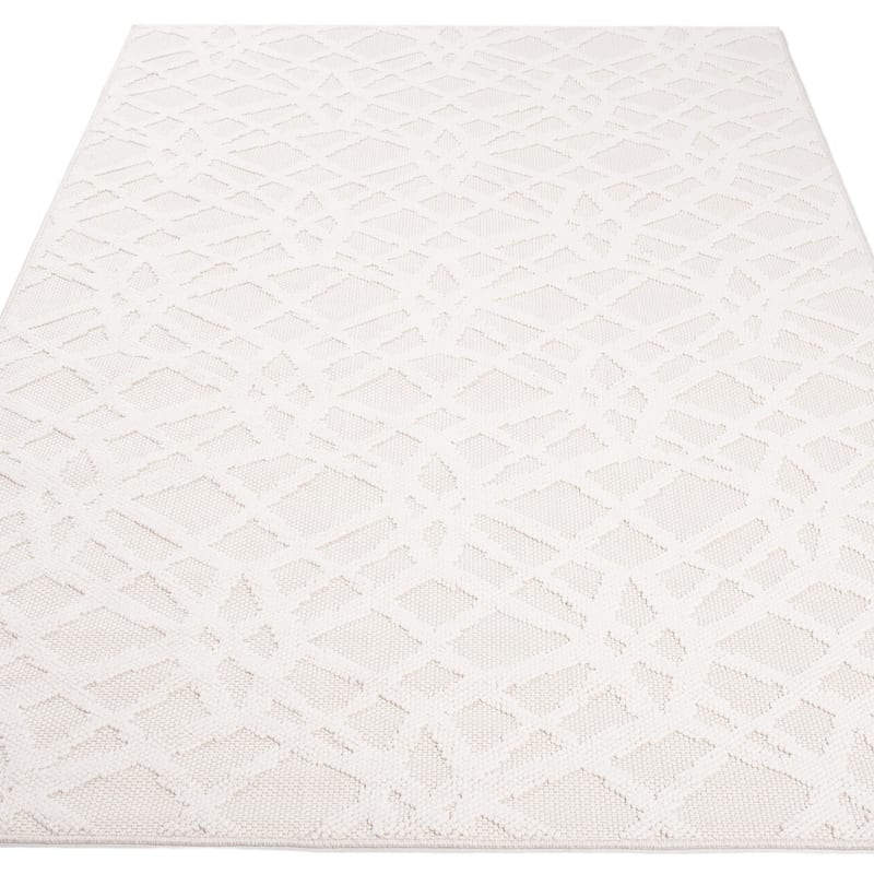 Prestige 10 - Laagpolig outdoor vloerkleed in witte kleurstelling