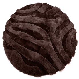 Fred van Leer Brera 18 - Rond carved vloerkleed met patroon