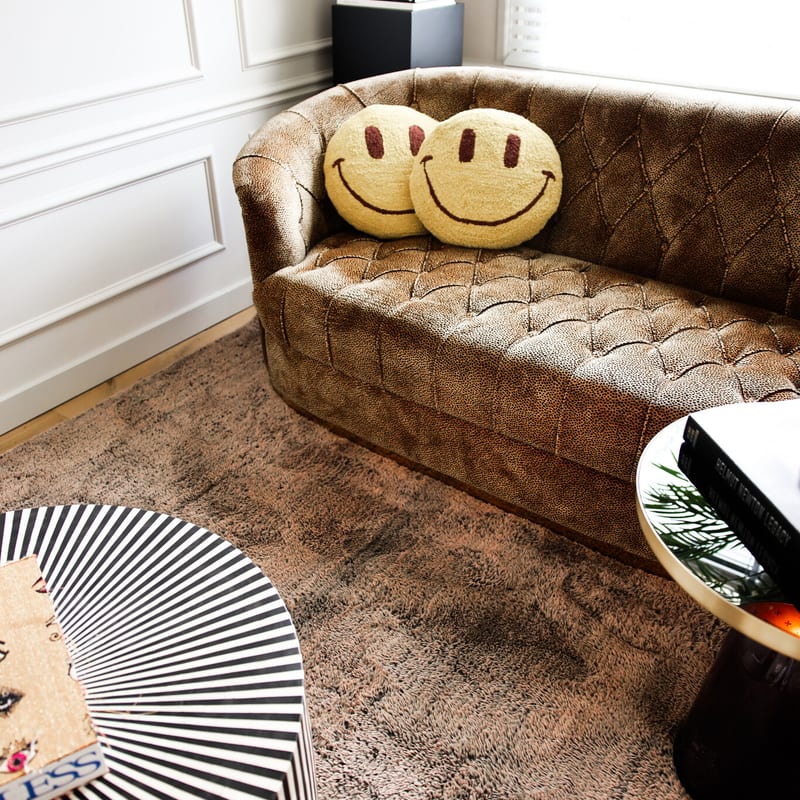Opulence 18 - Prachtig vloerkleed met zachte touch in taupe-bruine kleur