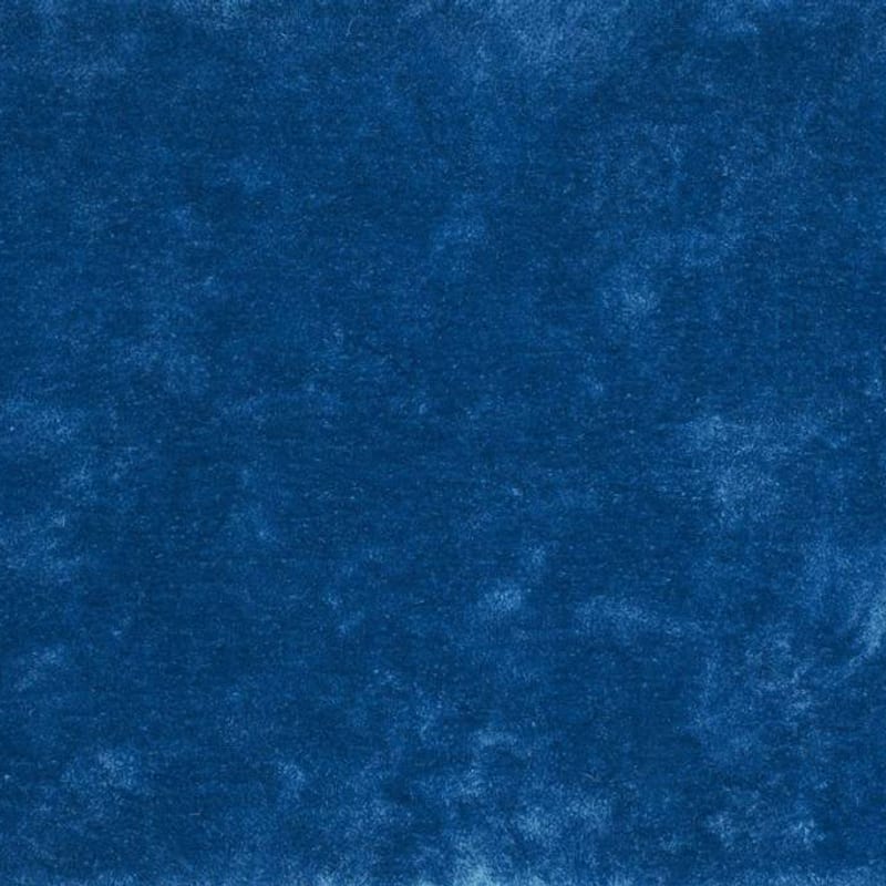 Ross 33 - Prachtig hoogpolig ovaal vloerkleed in blauwe garensamenstelling