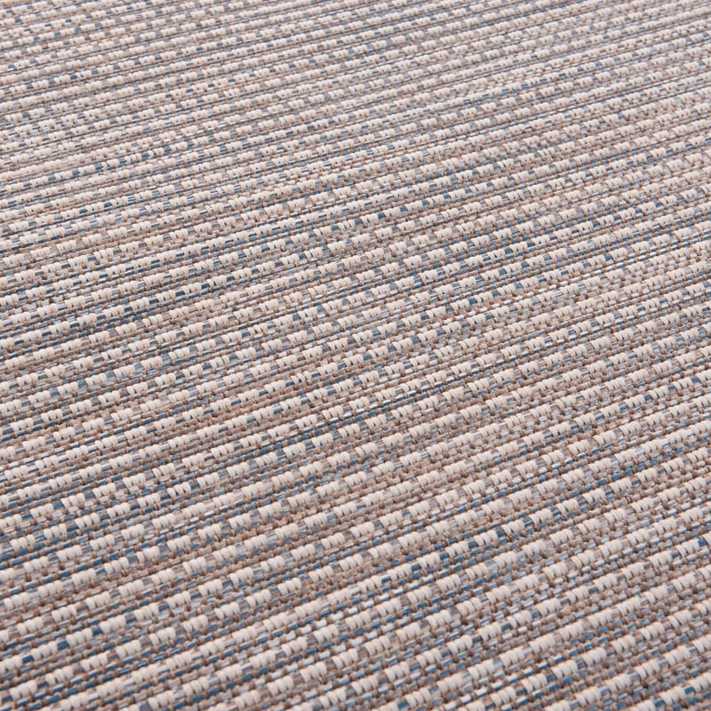 Napa 35 - Outdoor vloerkleed met blauwe details
