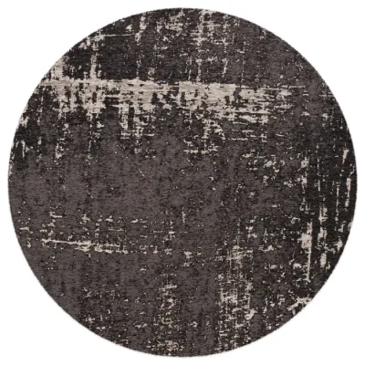 Mart Visser Rond vloerkleed Black - Prosper 25
