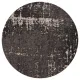 Rond vloerkleed Black - Prosper 25