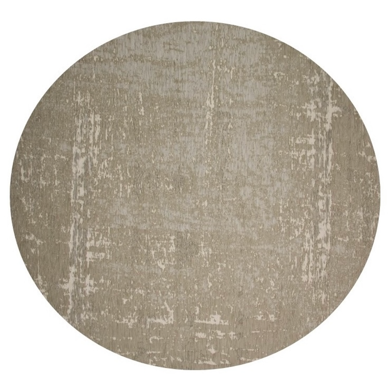 Prosper 21 Cyprus White - Rond vloerkleed Mart Visser