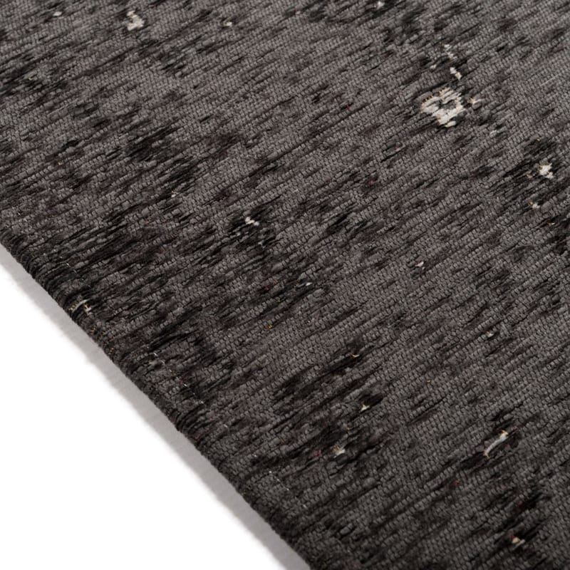 Prosper 25 Black- Rond vloerkleed Mart Visser