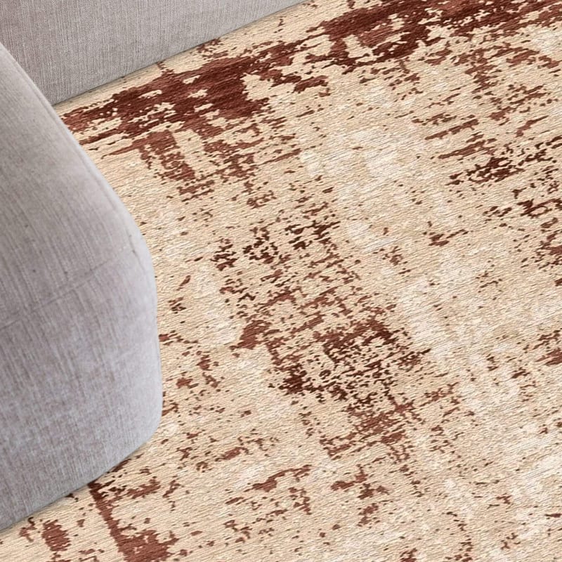 Prosper 69 Vintage Copper- Rond vloerkleed Mart Visser
