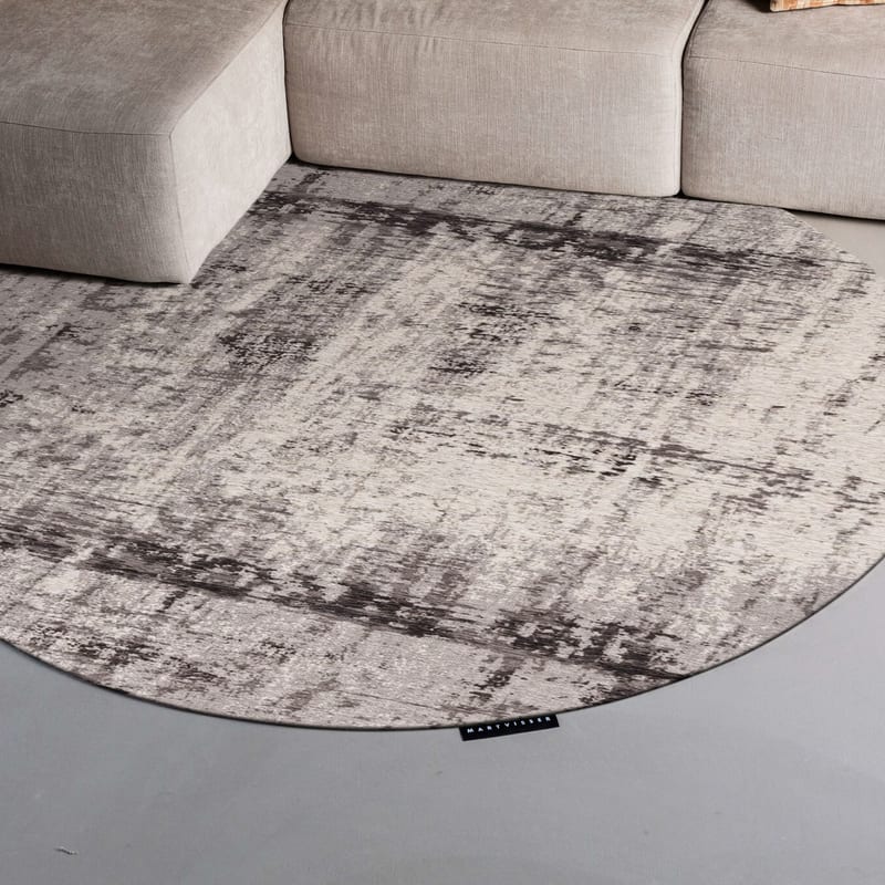 Prosper 24 Grey Light - Rond vloerkleed Mart Visser