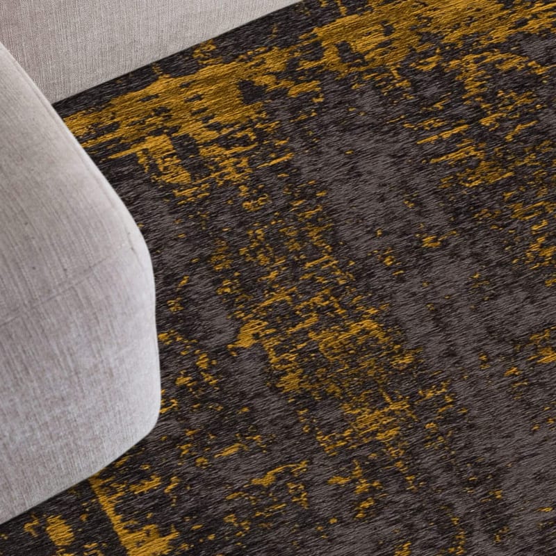 Prosper 64 Grey Custard - Rond vloerkleed Mart Visser