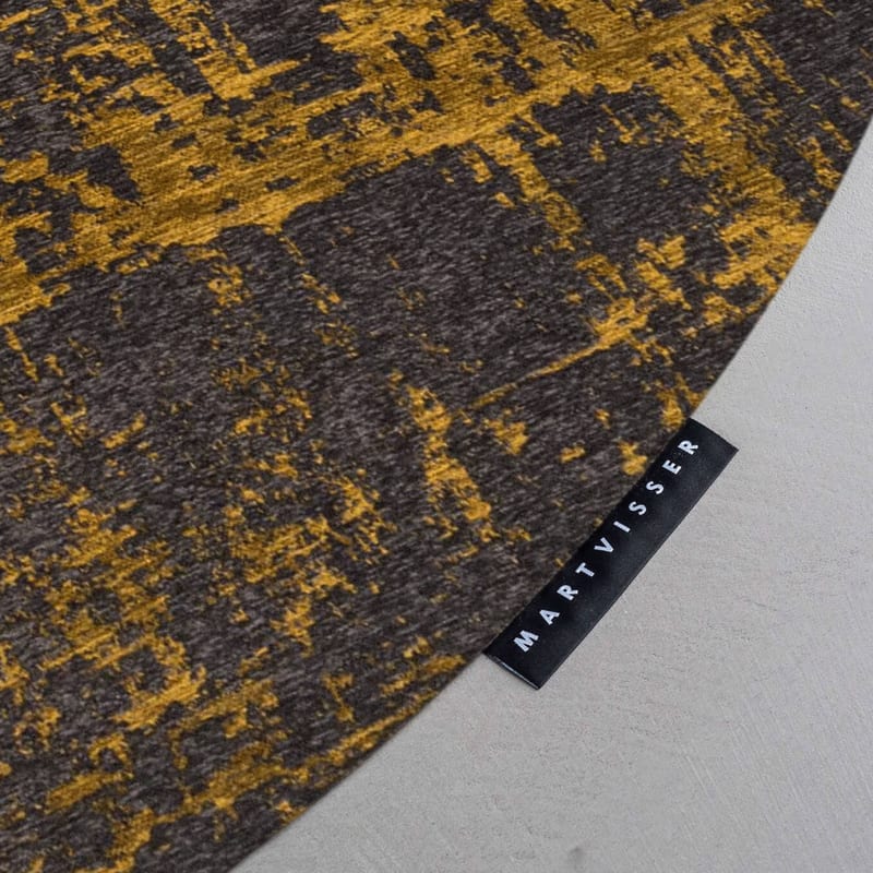 Prosper 64 Grey Custard - Rond vloerkleed Mart Visser