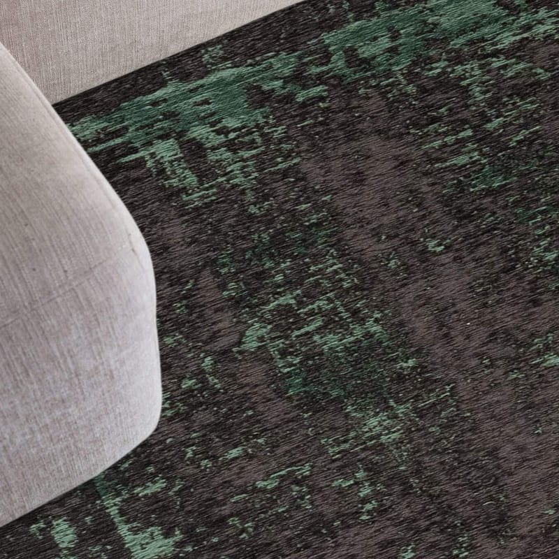 Prosper 54 Bottle Green - Rond vloerkleed Mart Visser